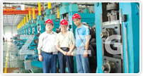 أول معدات قاع صفائح الفولاذ في الصين 